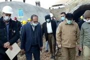 بازدید قالیباف از مسیر ترکیدکی لوله نفت سرخون